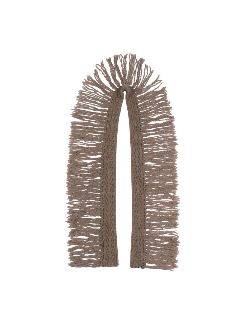 EARTHJIGU（アースジグ）の「フリンジ インディー マフラー (BROWN)（ファッション小物）」
