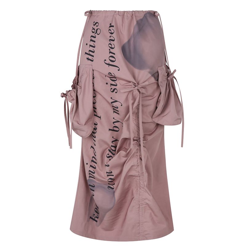 KATER（カーター）の「Wisdom Teeth Low Rise Ruched Skirt PINK（Skirts）」