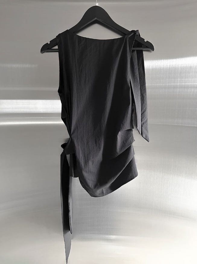 Notir Unbalanced Knot Blouse