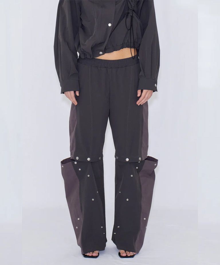 2WAY DEFORMED TRACK PANTS