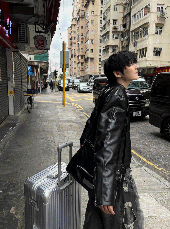 The Of Premium Crop Leather Jacket