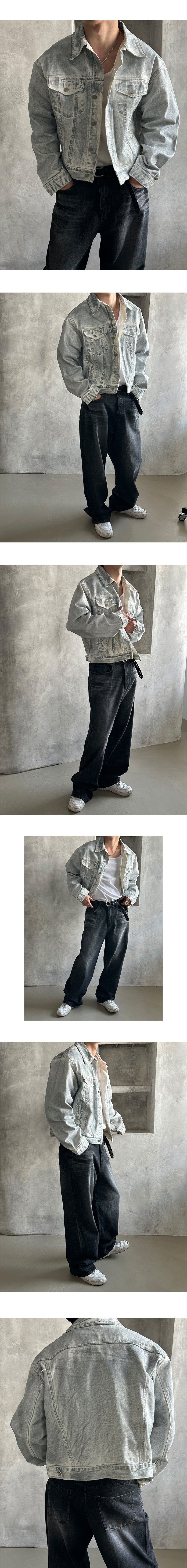 [PROMOTION] Washing denim trucker jacket (4color)