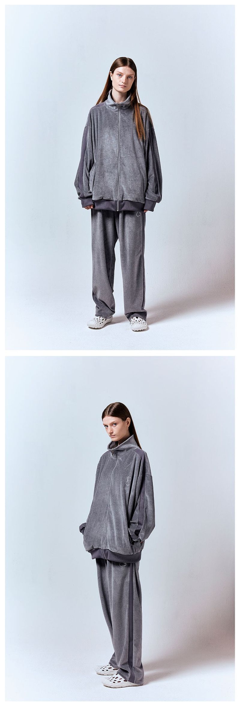 TEMDORI TRACK PANTS [CHARCOAL]