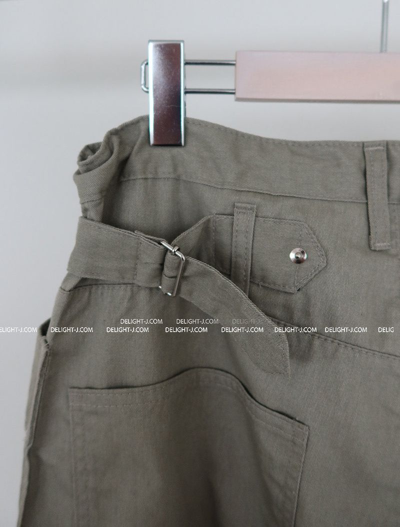 coloring string big cargo wide pants