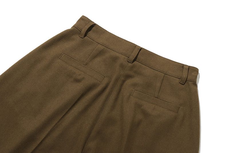 WIDE BERMUDA PANTS_BROWN