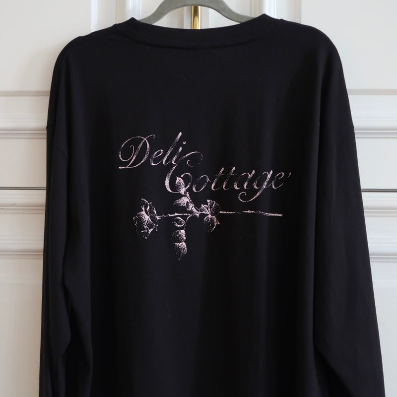 Garden long sleeve T (black)