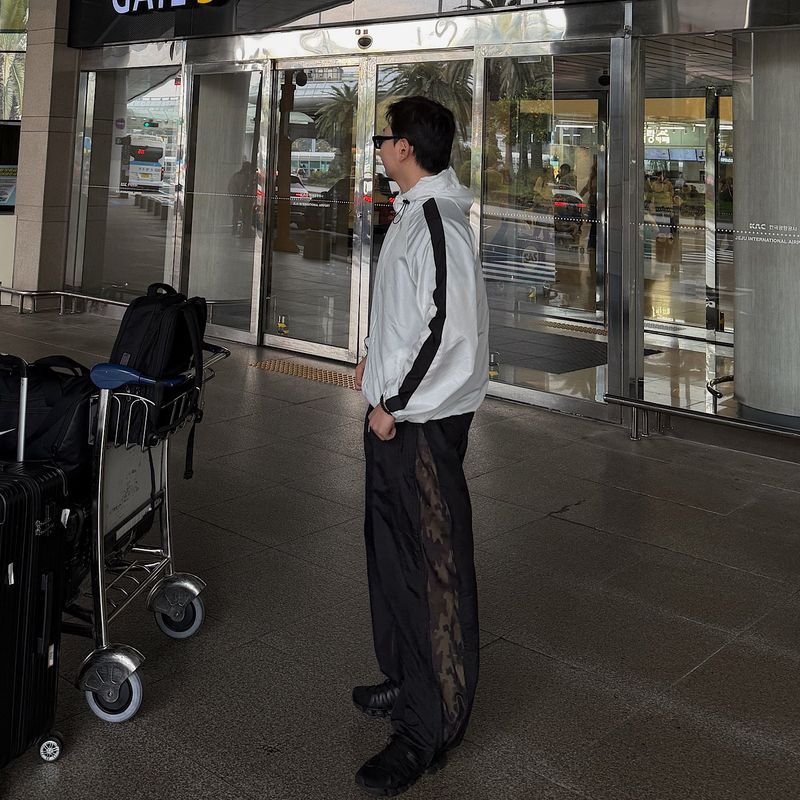 Camo Nylon Pants (3color)