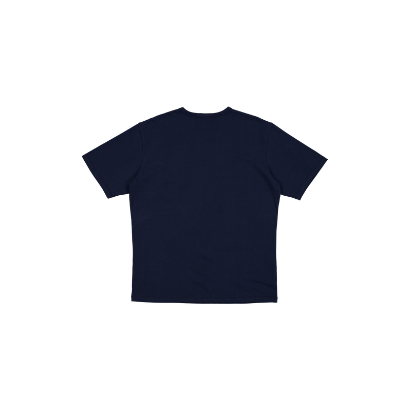 [UPDRAFT]NYLON POCKET COTTON T-SHIRT NAVY