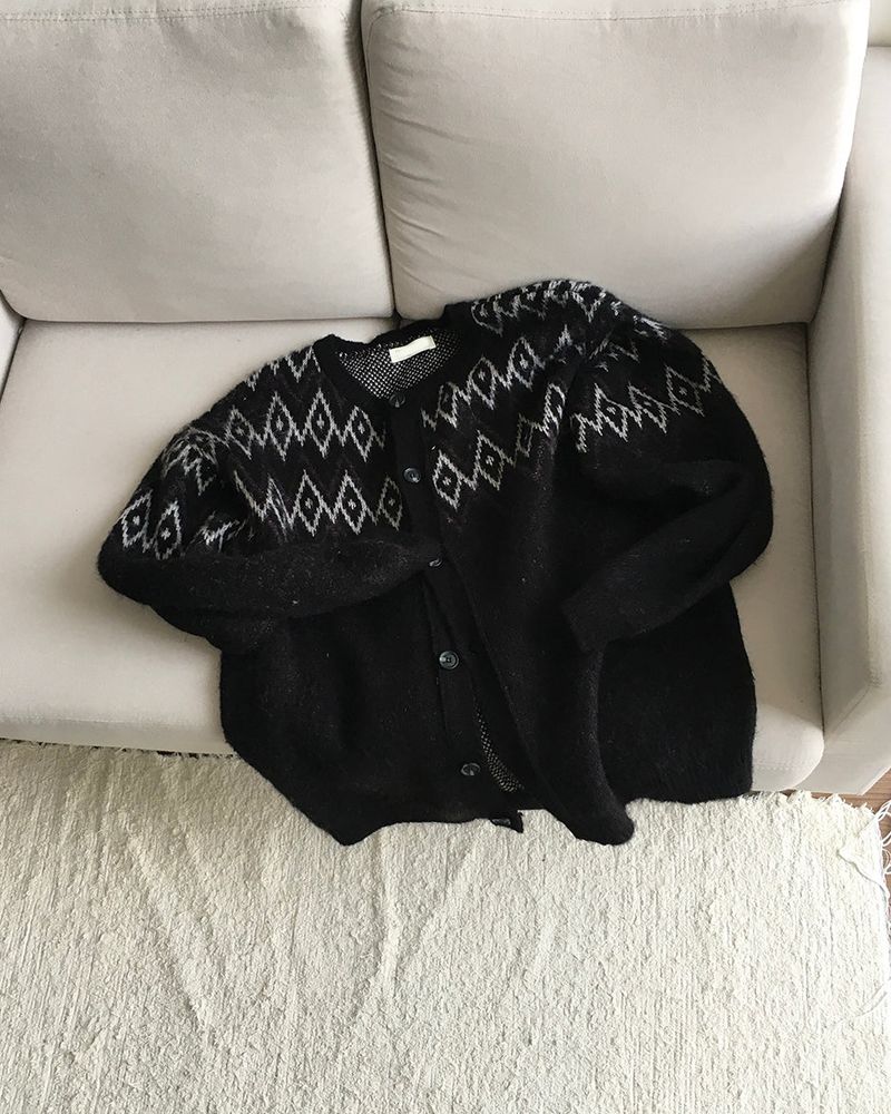 Woolf Argyle Cardigan
