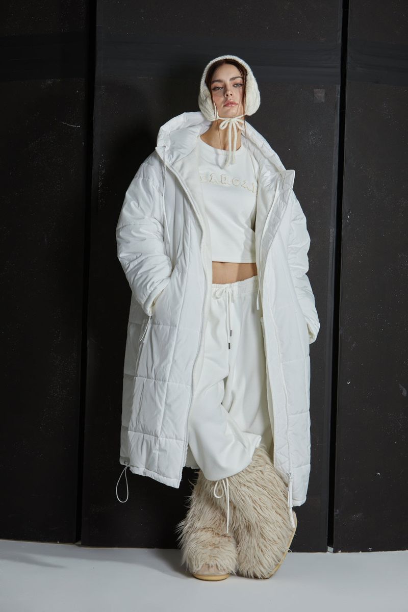 GL LONG PADDING -WHITE