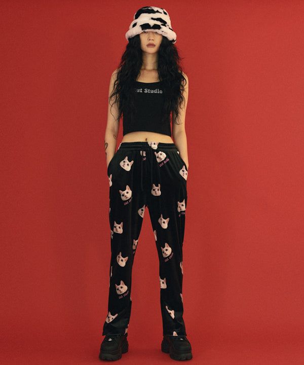 CLUT STUDIO（クラットスタジオ）の「05キャットベルベットトラックパンツ（パンツ）」