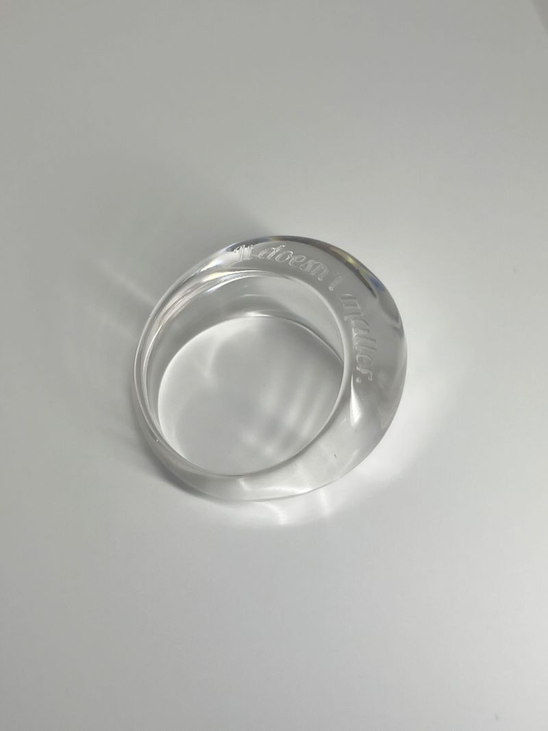 [Formica] Bonbon ring (Clear)