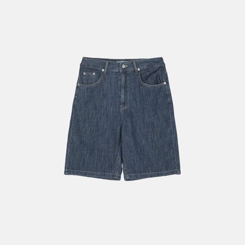 LMN Eastern Micro Cool Half-Capri Wide Denim Half Pants (3 colors)