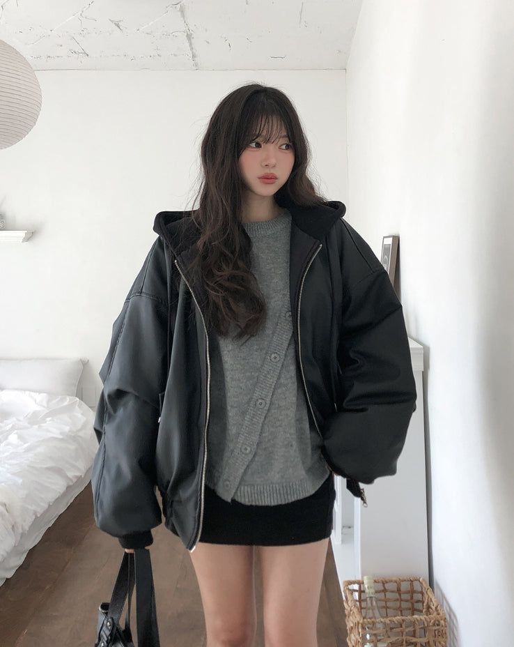 ULAN（ユレン）の「Meto Leather Hood Flight Jacket（Jackets/Outerwear）」