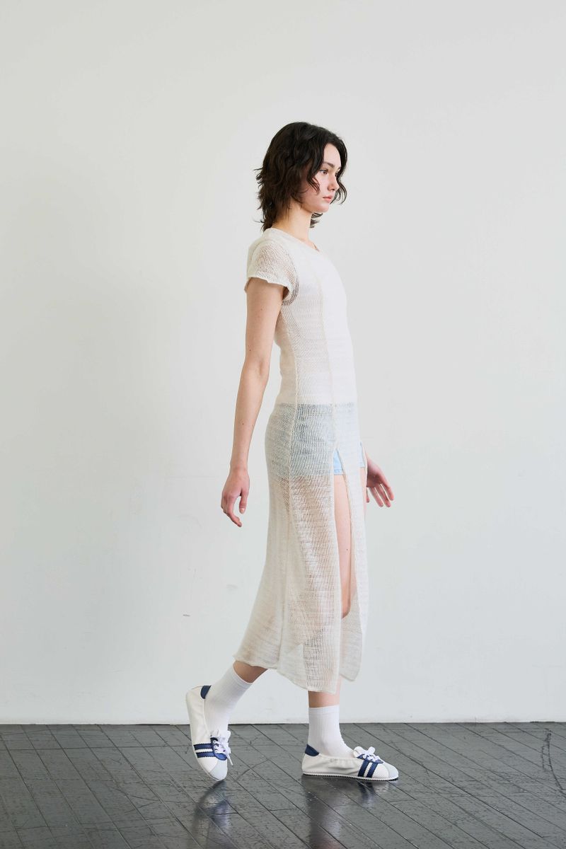 WITTY KNIT ONE-PIECE / IVORY