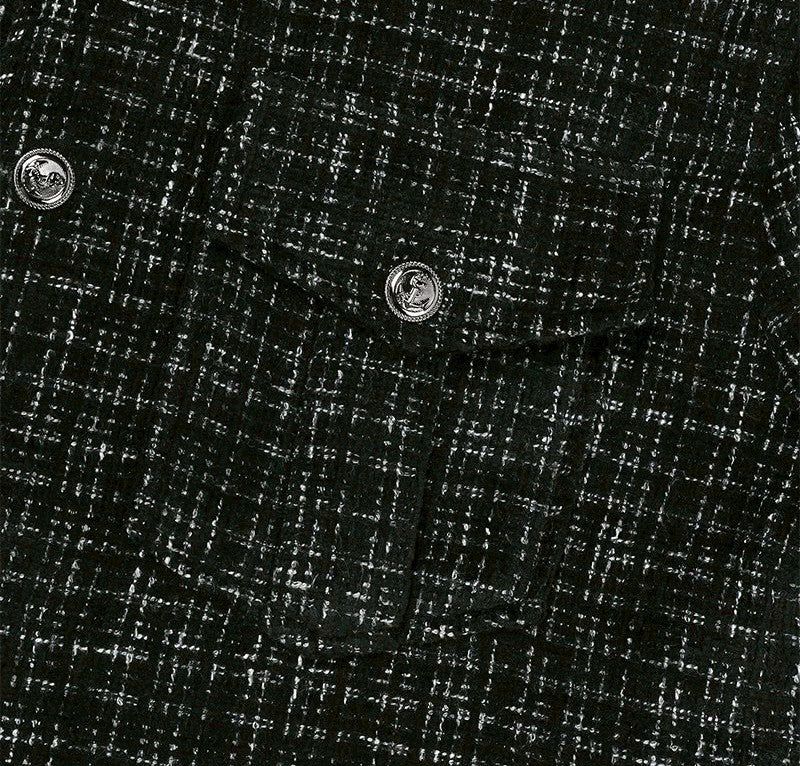 [F/W] Black line tweed jacket(2color)