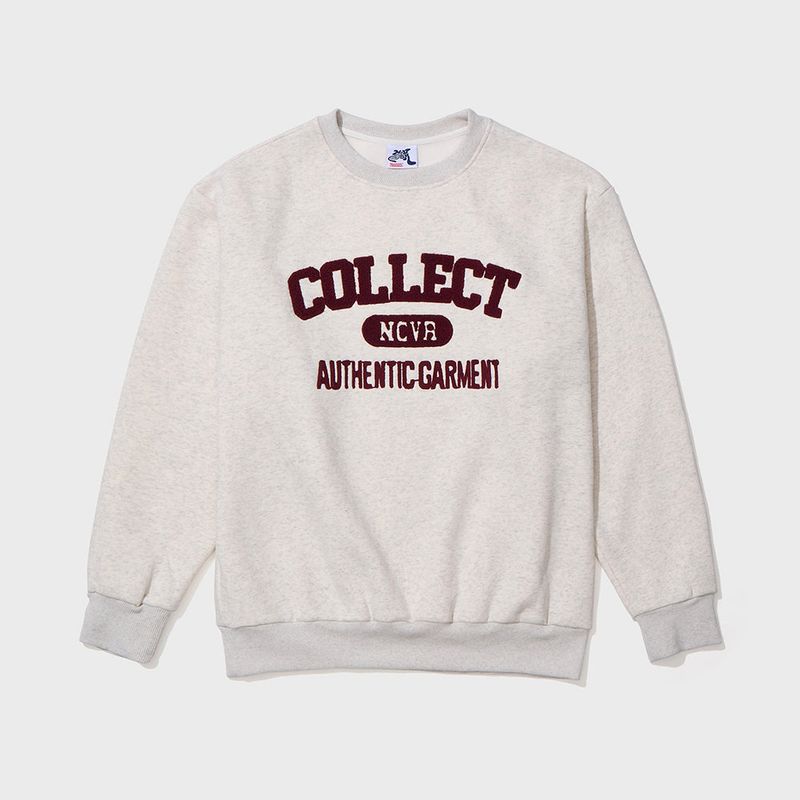 NCOVER(エンカバー)の「COLLECT LOGO SWEAT SHIRTS - OTMEAL(Tops)」