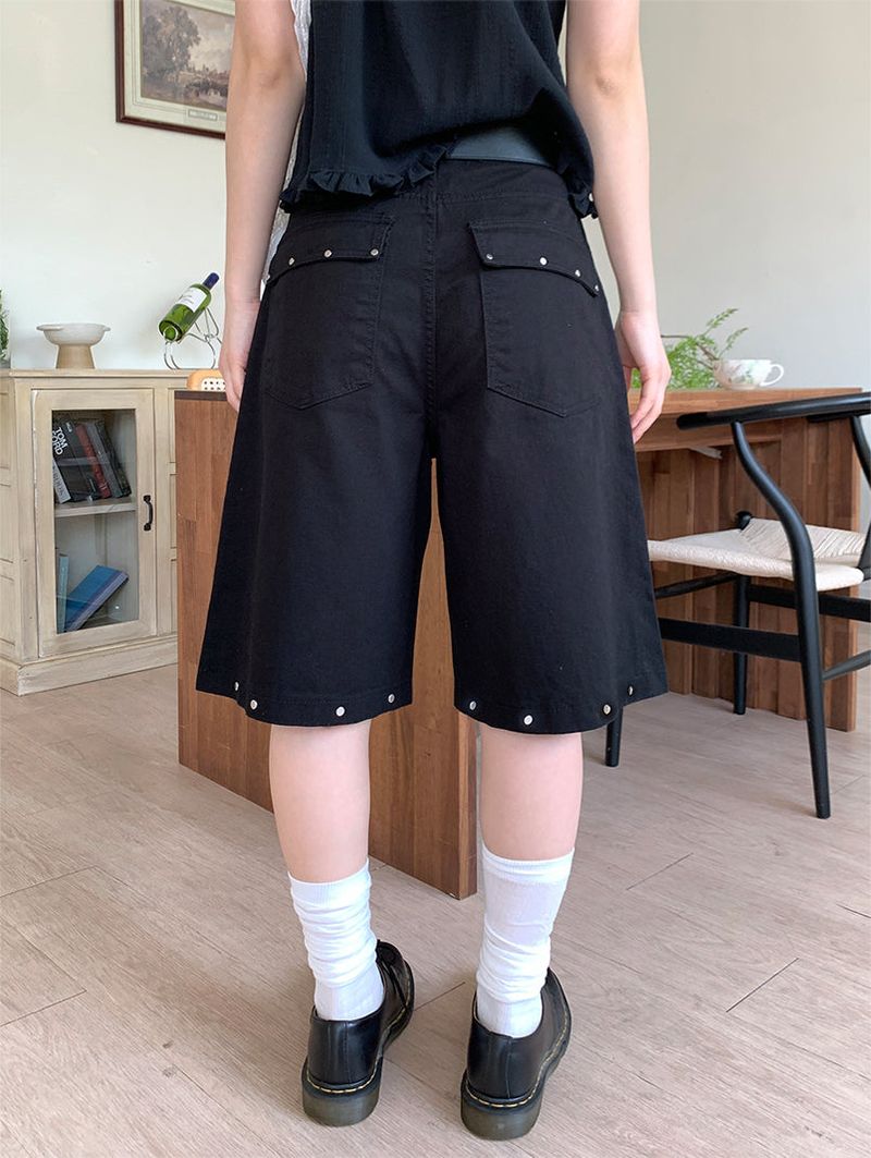 STUD BERMUDA PANTS (2C)