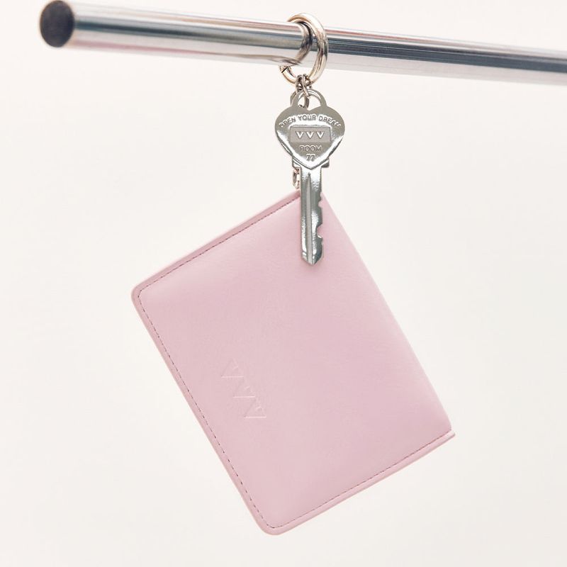 Key Chain Puffer Card Wallet