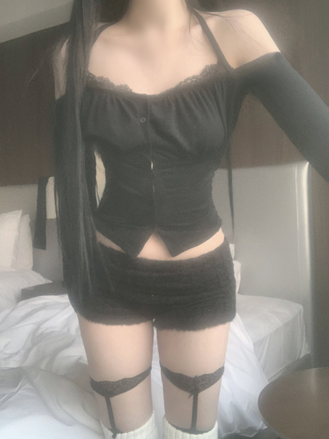 Temis Knit Fur Short Pants (2color)