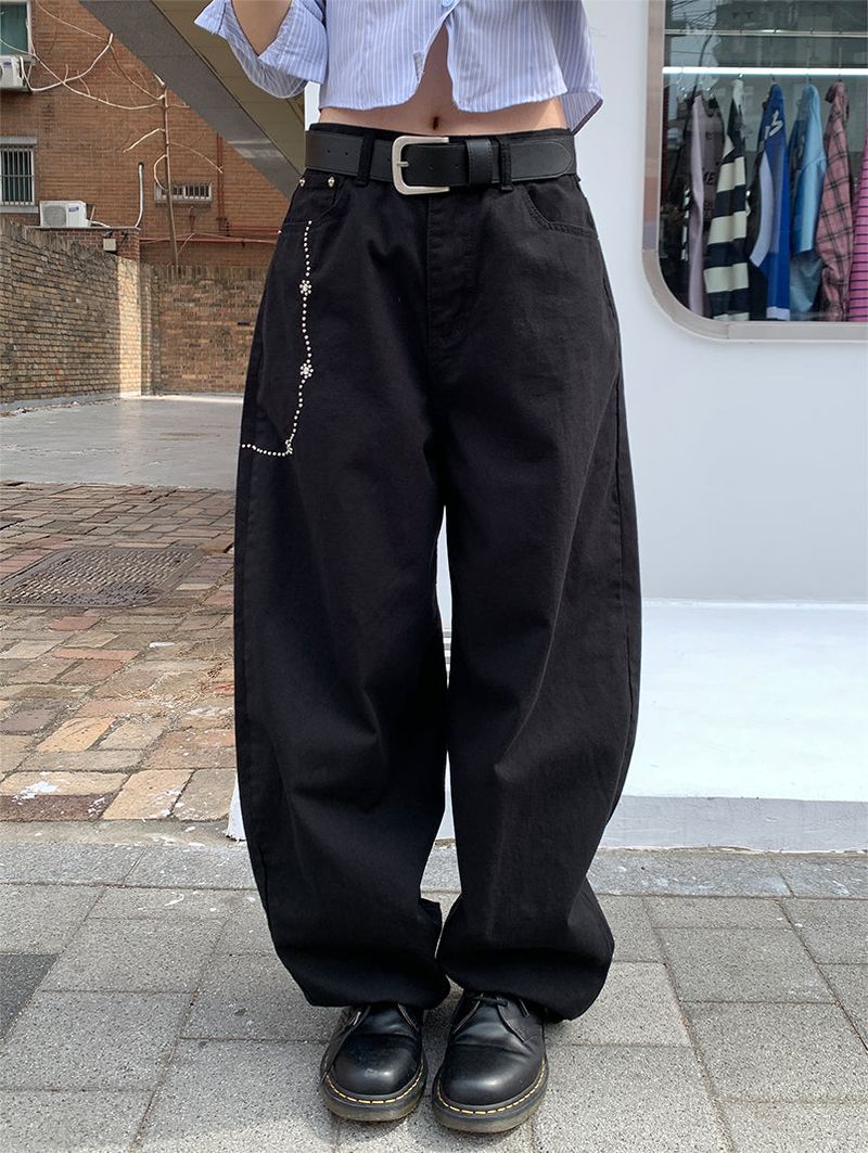 CHAINPIECE BALLOON PANTS