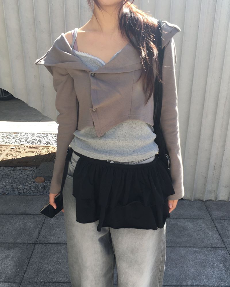 kyoive(コイブ)の「Shirring layered skirt(Skirts)」