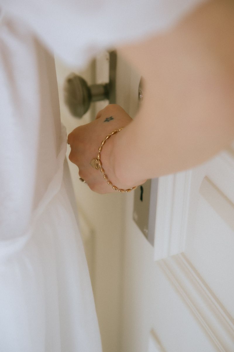 [MADE] Tiny ribbon bracelet (14k gold plated)