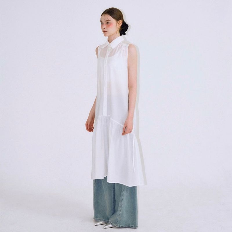 Long Shirt Dress - 2colors