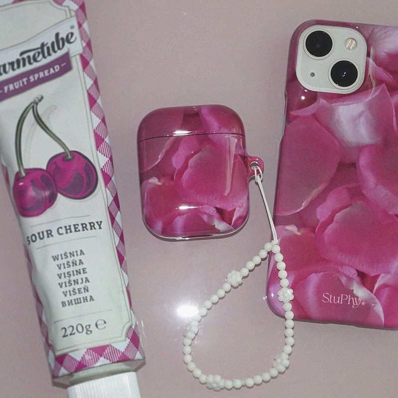 Rose Petal Airpod Case