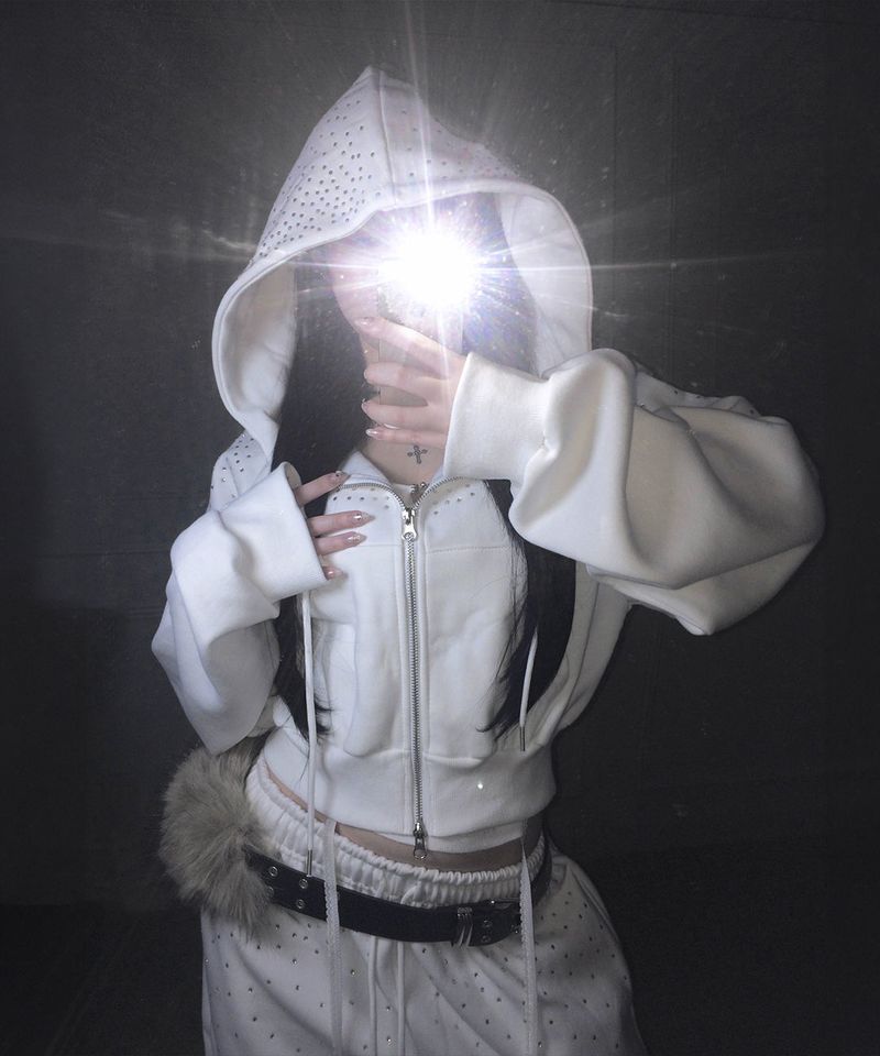 meego(ミーゴ)の「Milkyway Hooded Zip-Up (4colors)(Tops)」