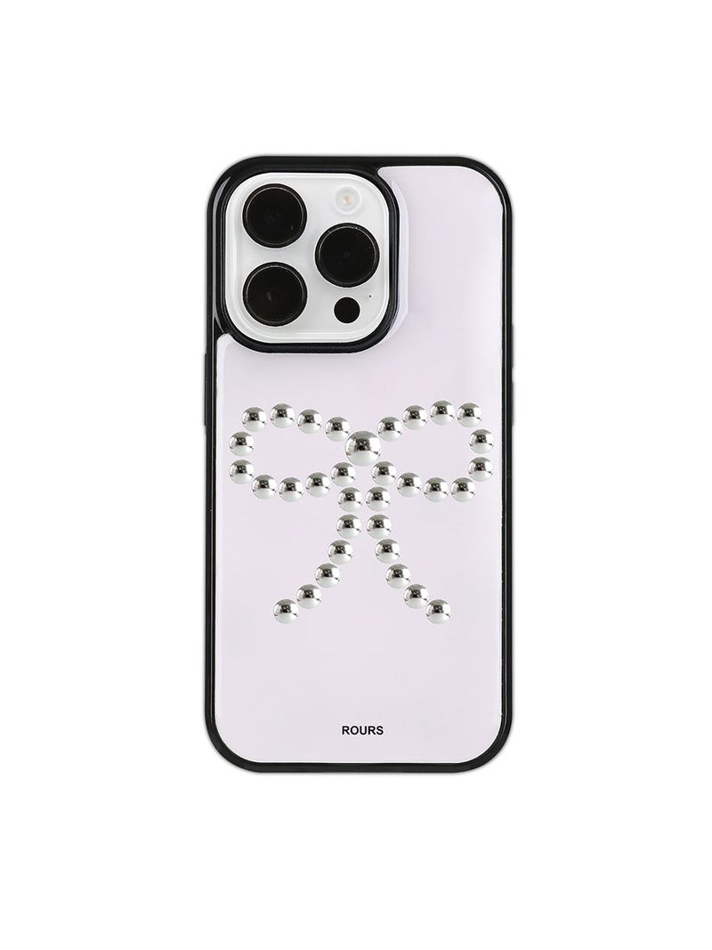 ROURS(ラウォルズ)の「ribbon stud case (pink)(Smartphone Accessories)」
