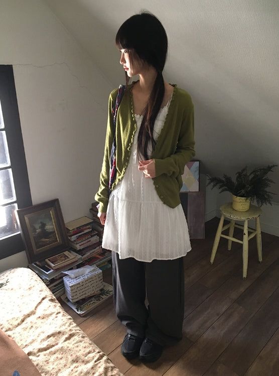 Royun Punching Layered Sleeveless Midi One Piece