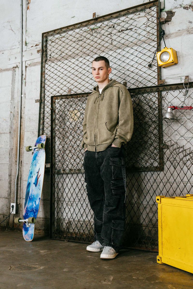 MAX POCKET WASHING WIDE DENIM