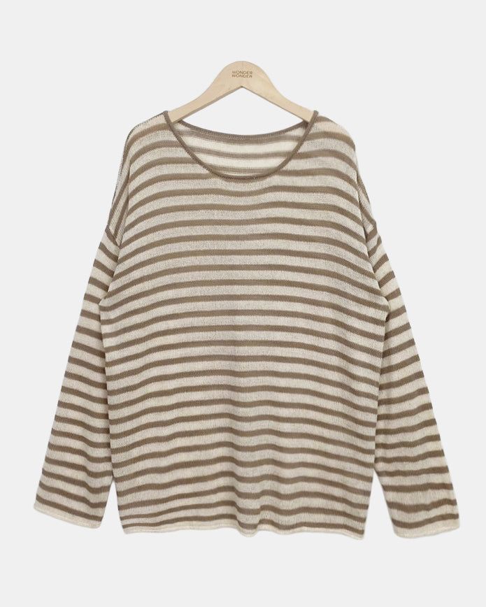 Natin Stripe Long-Sleeve Knit