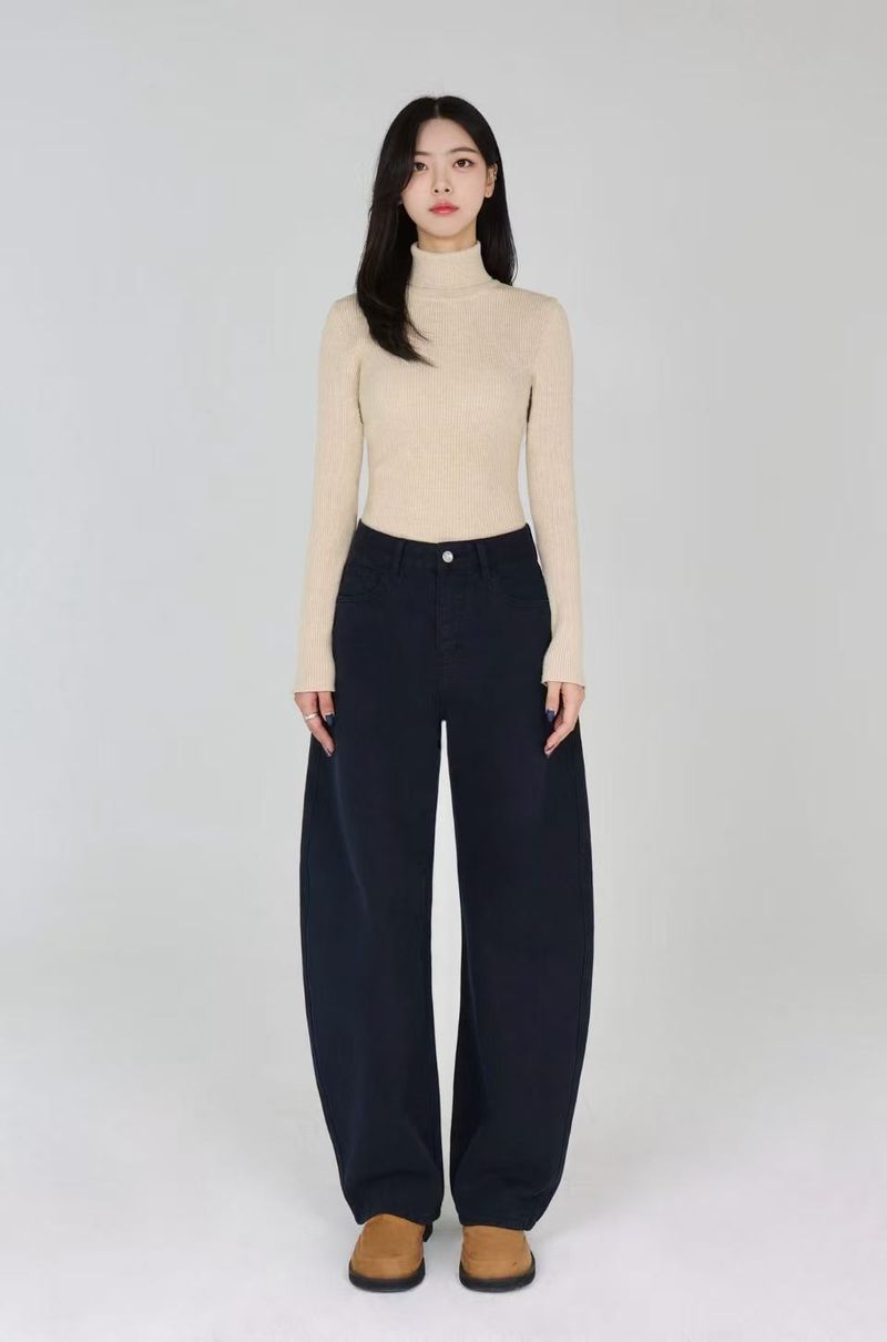 CLOUD NAPPING EVENING BLUE COLOR DING CURVED FIT DENIM code 26027