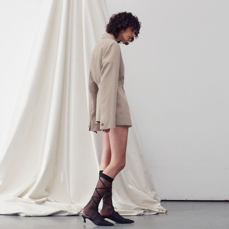 Dリングベルティドジャケット BEIGE