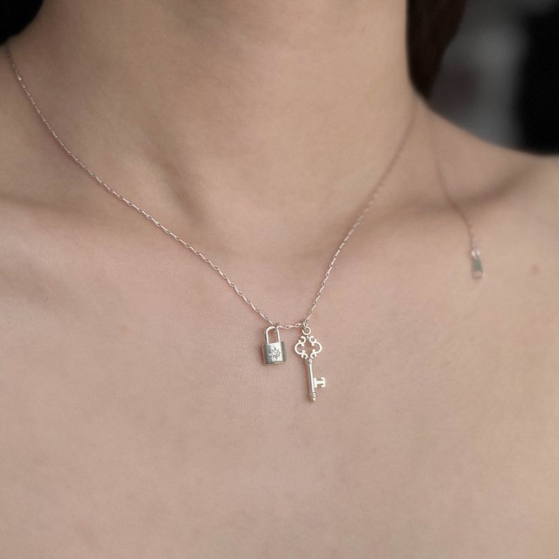 lovetrix（ラブトリックス）の「Silver 925 Vintage key& lock necklace(vintage ver.)（Accessories）」