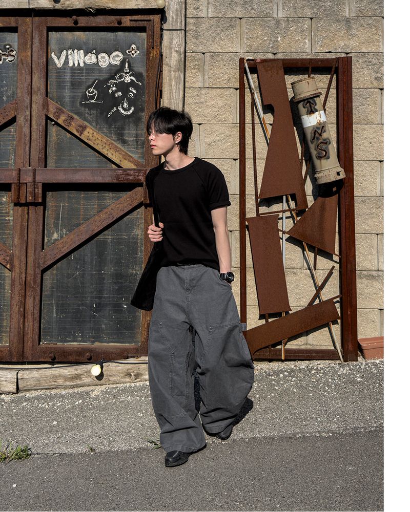 Reton Double Knee Wide Work Pants