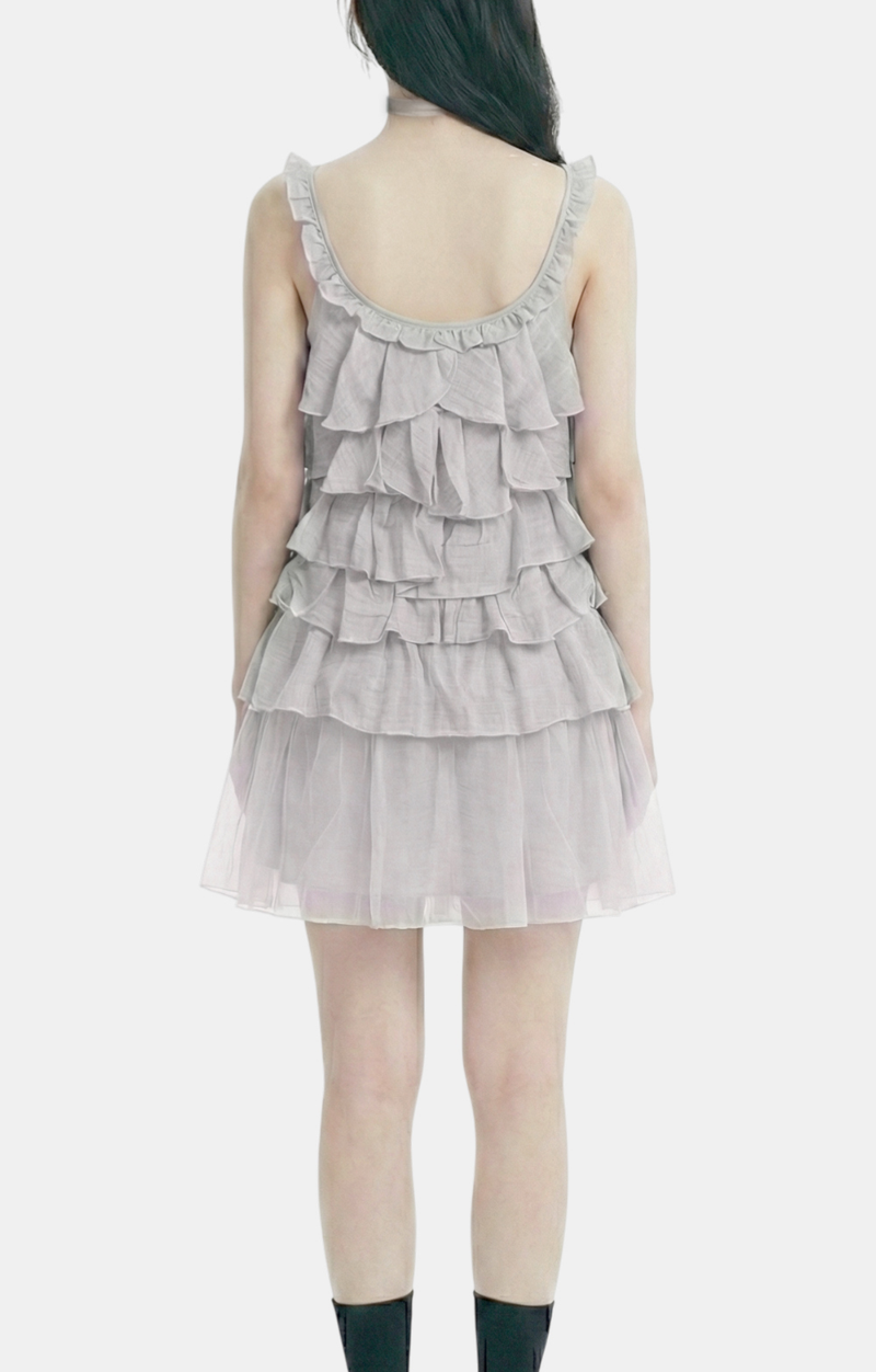 Elise Tiered Chiffon Dress