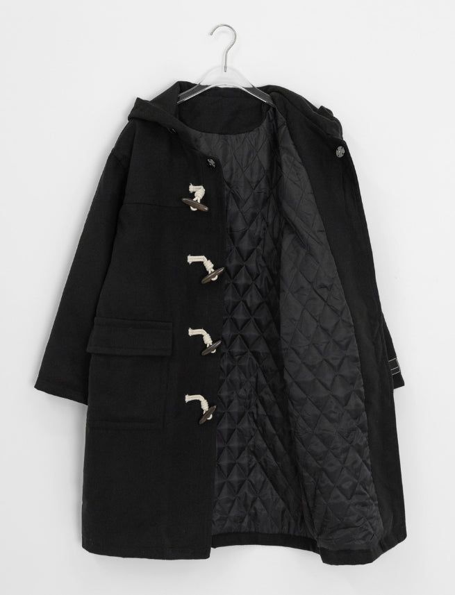 Kithe Quilted Hood Duffel Long Coat