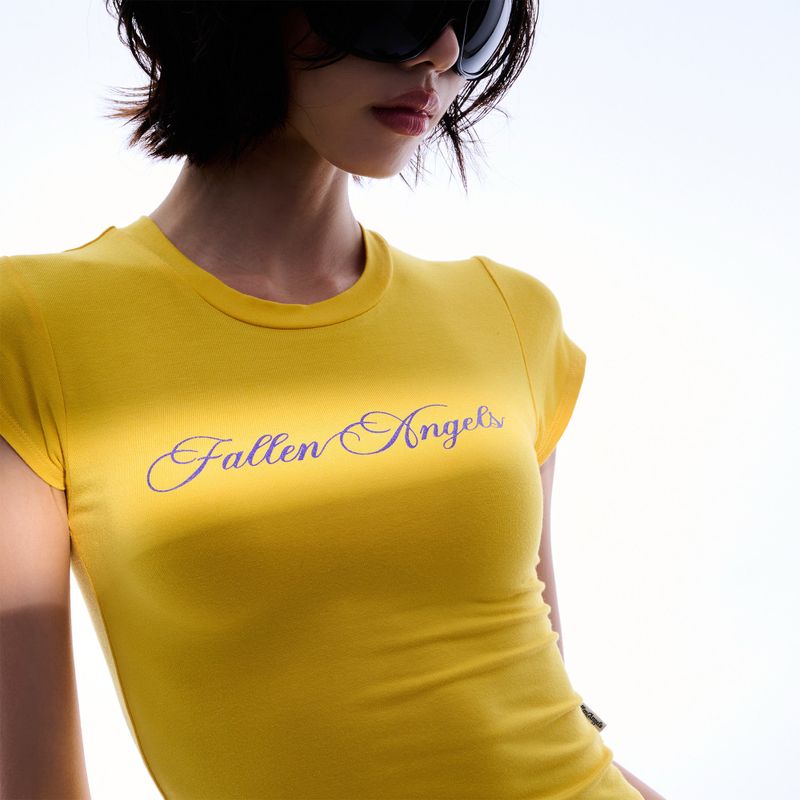 EDEN TEE_YELLOW