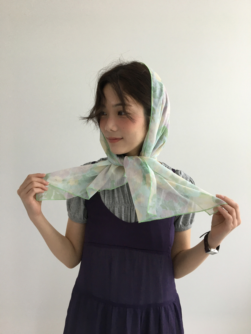 Misty Bloom scarf (2color)