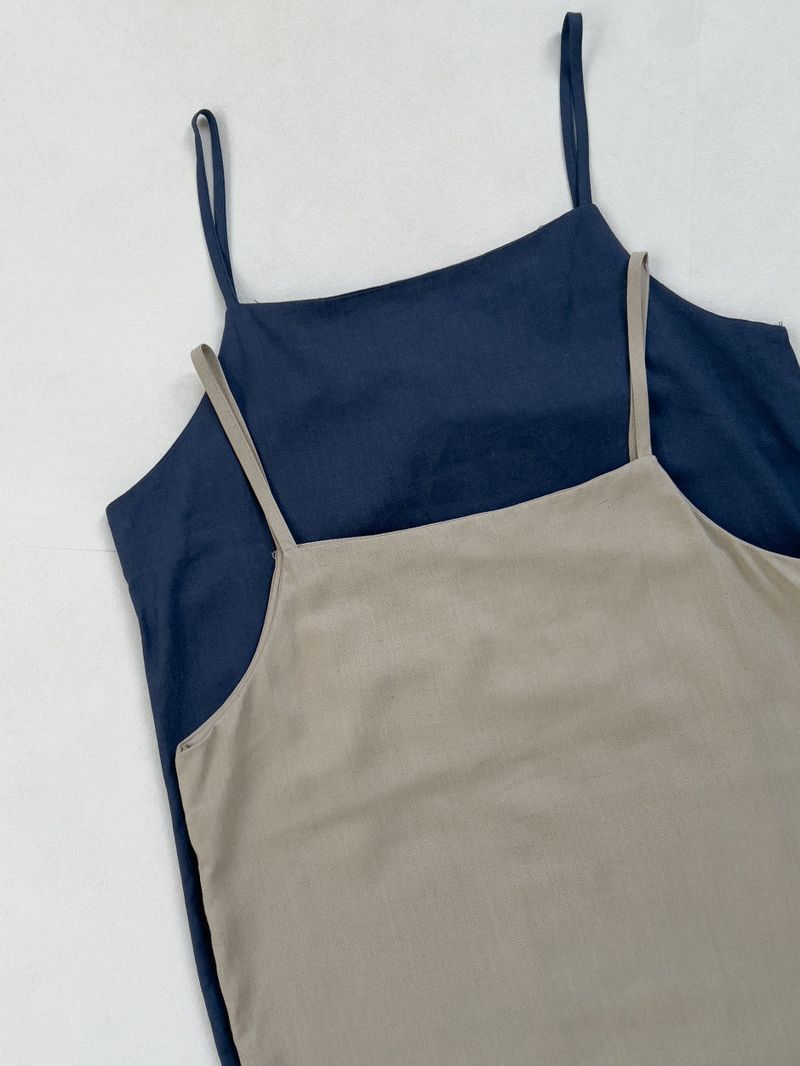 Linen Henkel Belted Bustier
