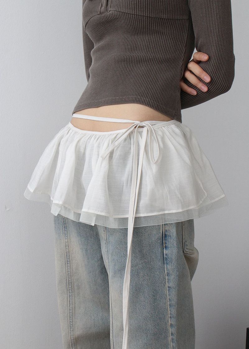 FRILL WRAP SKIRT