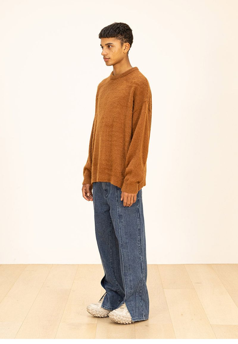 WOOL SOFT MOHAIR OVERSIZED KNIT