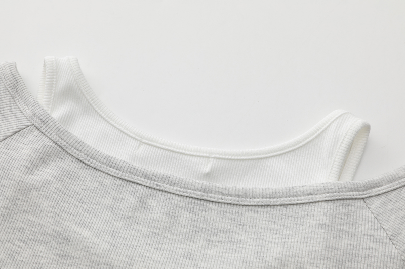 Hazel Layered Button T-shirt