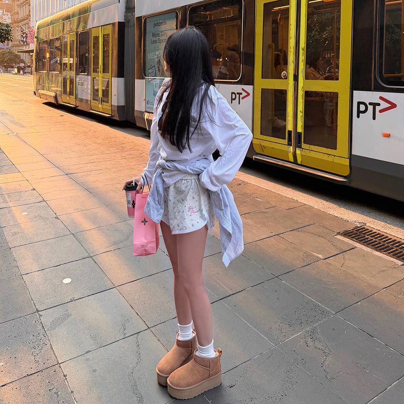 JELLYPLEASE（ジェリープリーズ）の「Jellambie shorts | printed shorts with embroidery detail（Pants）」