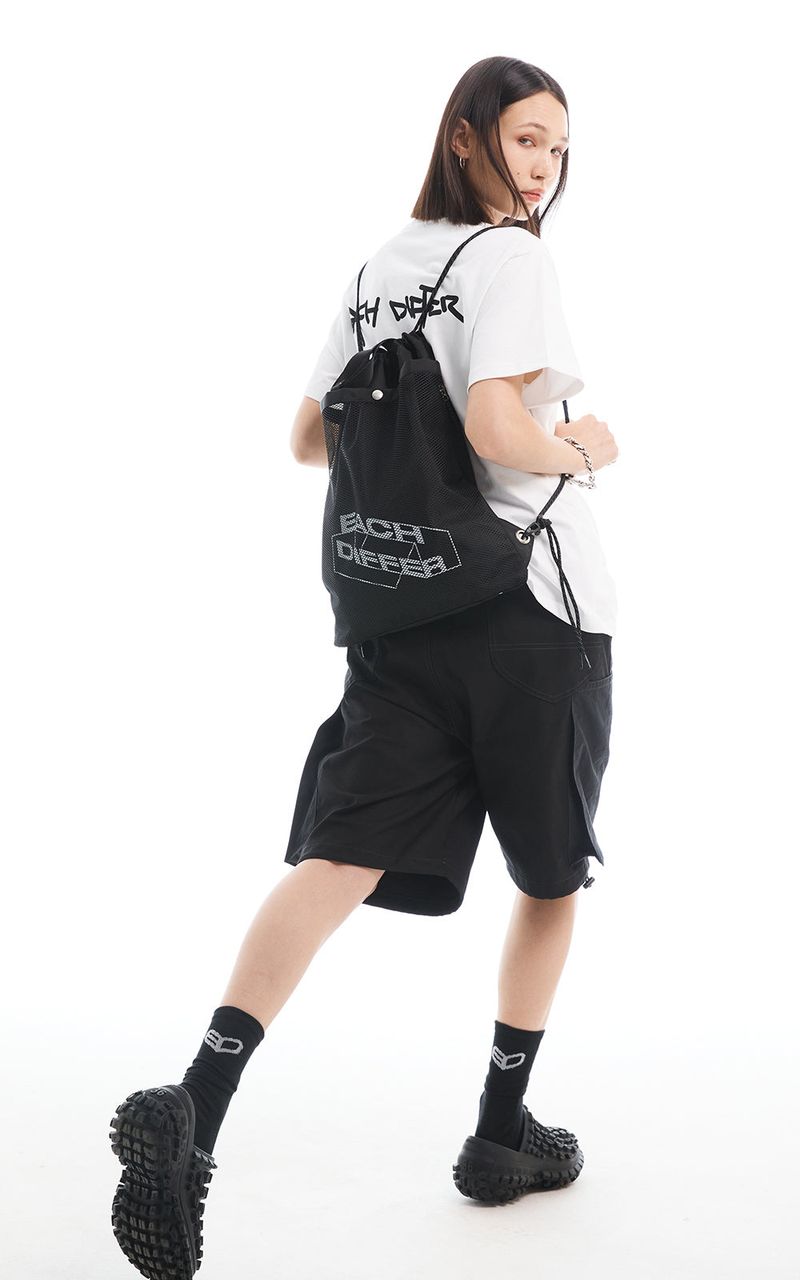 EACH DIFFER(イーチディファー)の「SYMBOL LOGO GYM SACK_BLACK(Bags)」