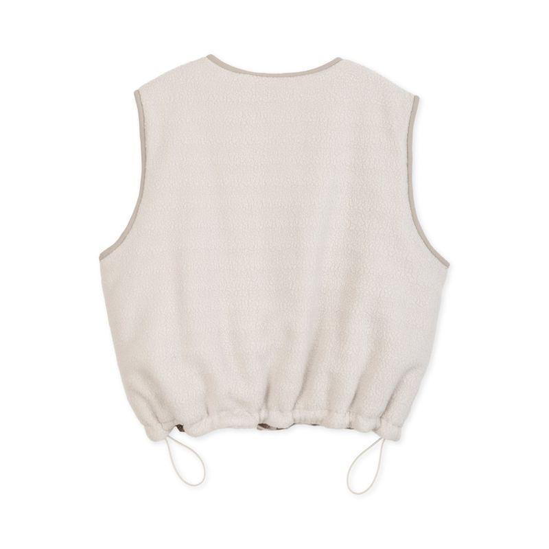 FLEECE REVERSABLE CHECK VEST 