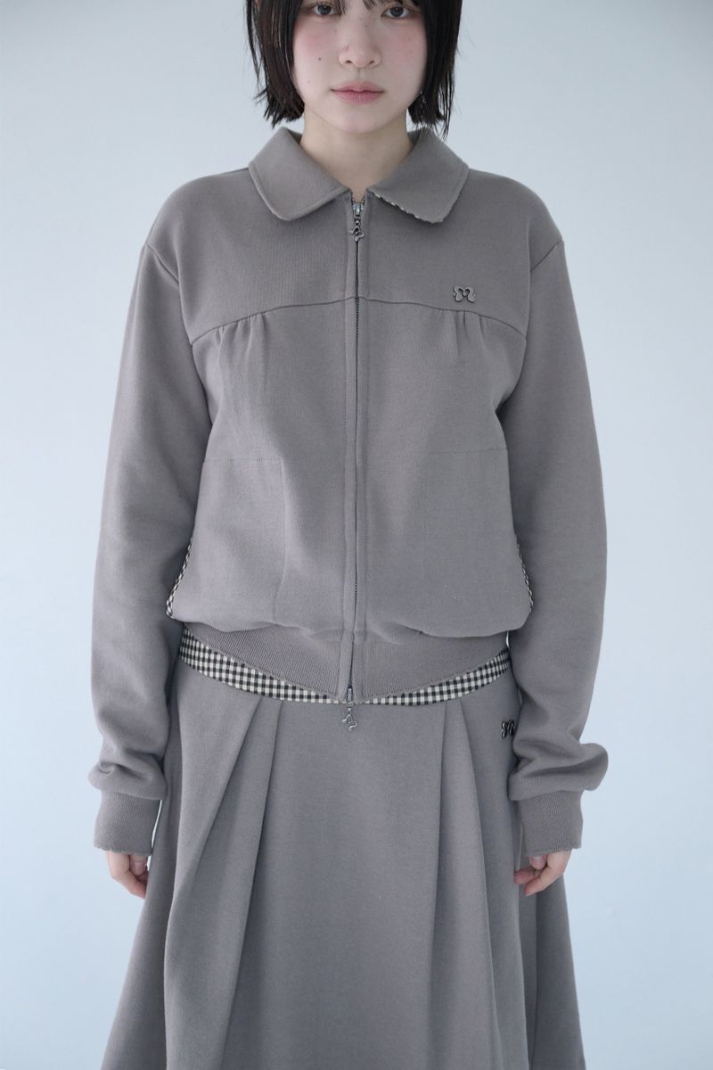 MINI CHECK SWEAT JK BEIGE